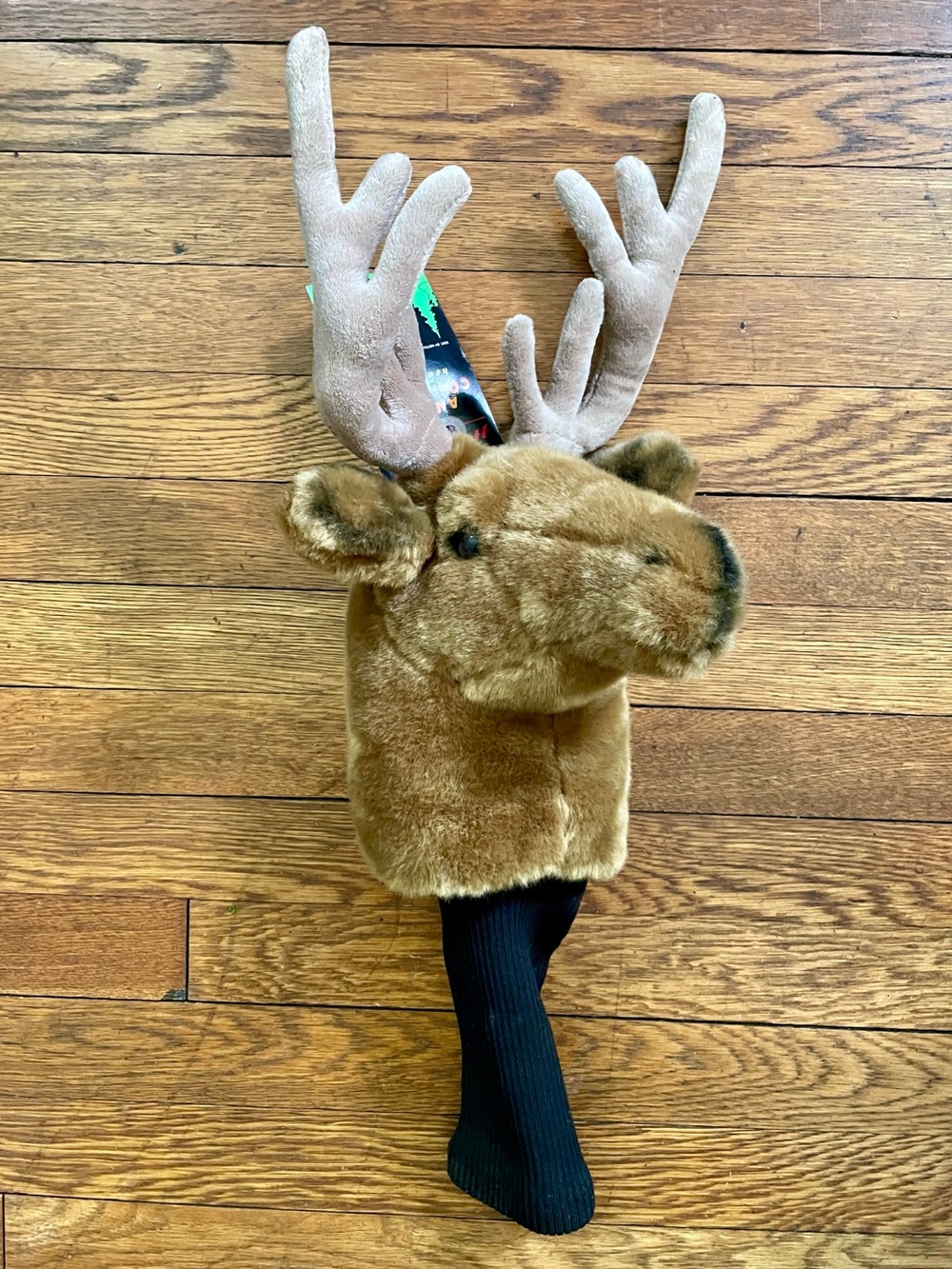 JP Lann Deer Buck Plush Hunter Golf Club Driver Head Cover Vintage (NEW)